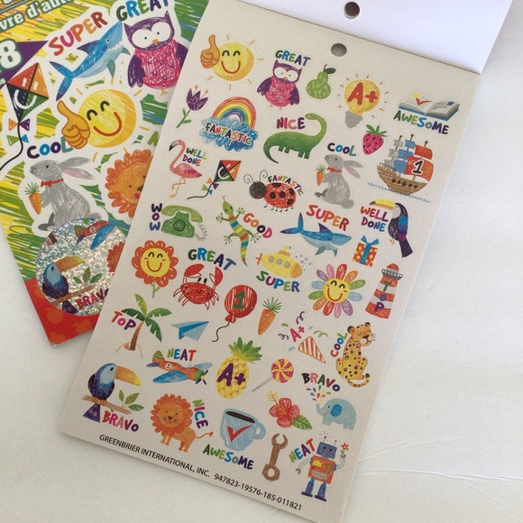 TEACHER ACHIEVEMENT STICKERS NWT SET OF TWO - Picture 6 of 8